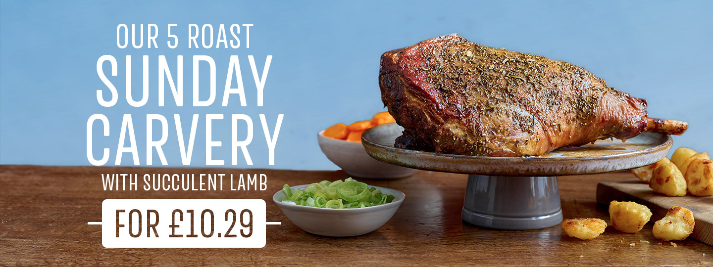 Sunday Menu & Prices for Toby Carvery in Leeds
