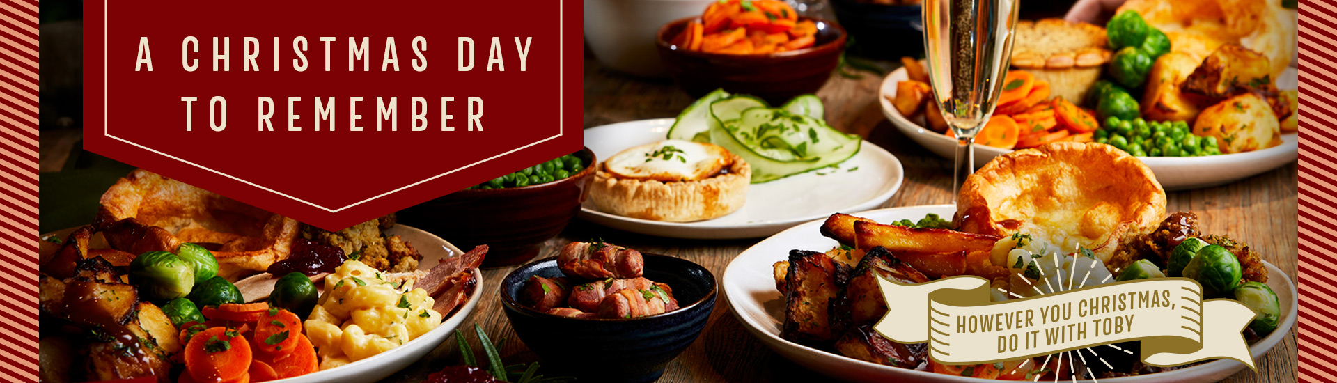 Christmas Day menu at Toby Carvery Dronfield
