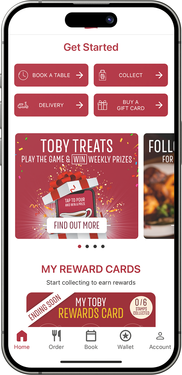 Toby Carvery app